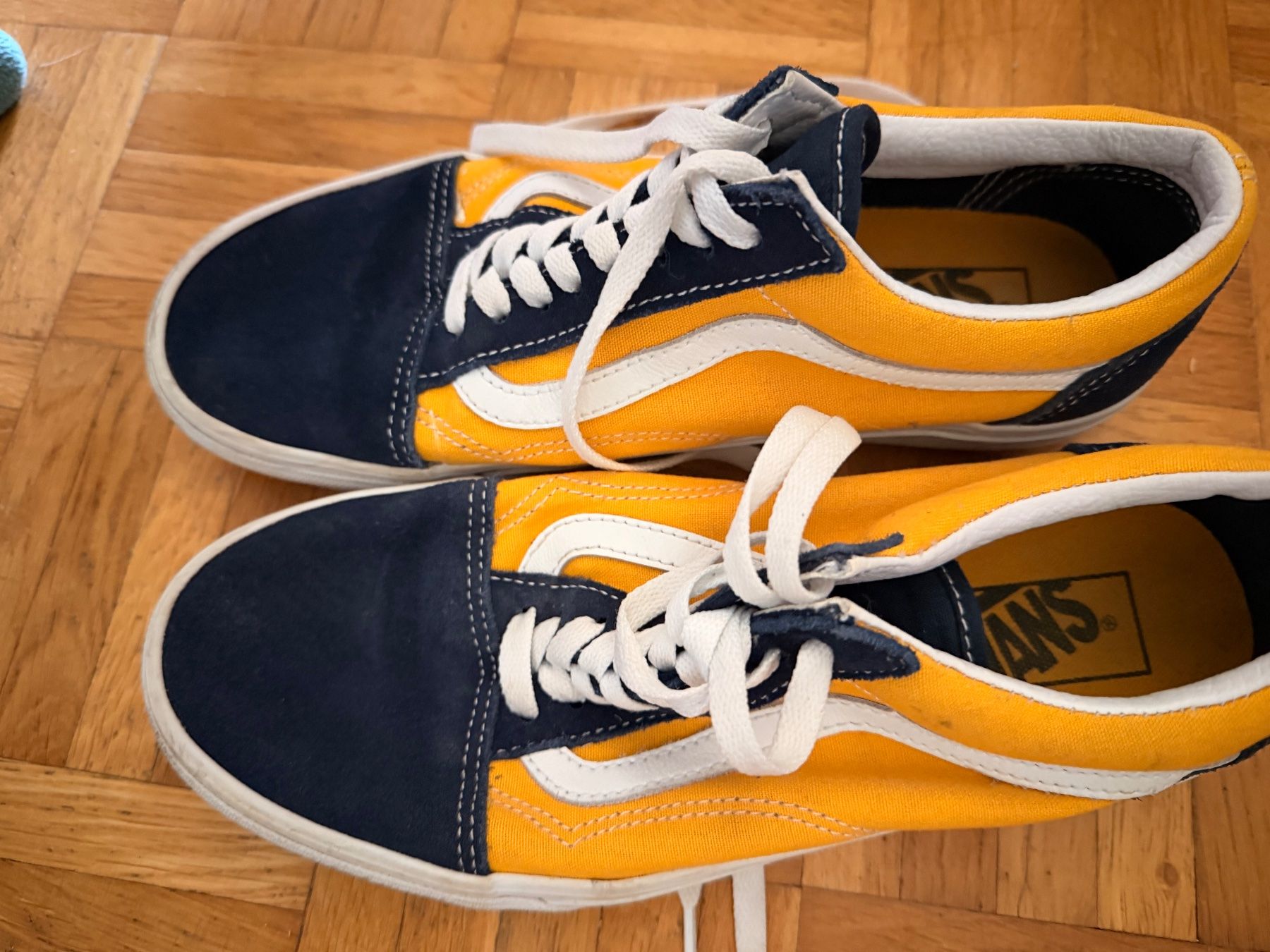 Vans Herrenschuhe: Vans Old Skool Sneaker in gelb-blau Gr.42 – Gebraucht aus Wetzikon ZH von Linda5 1