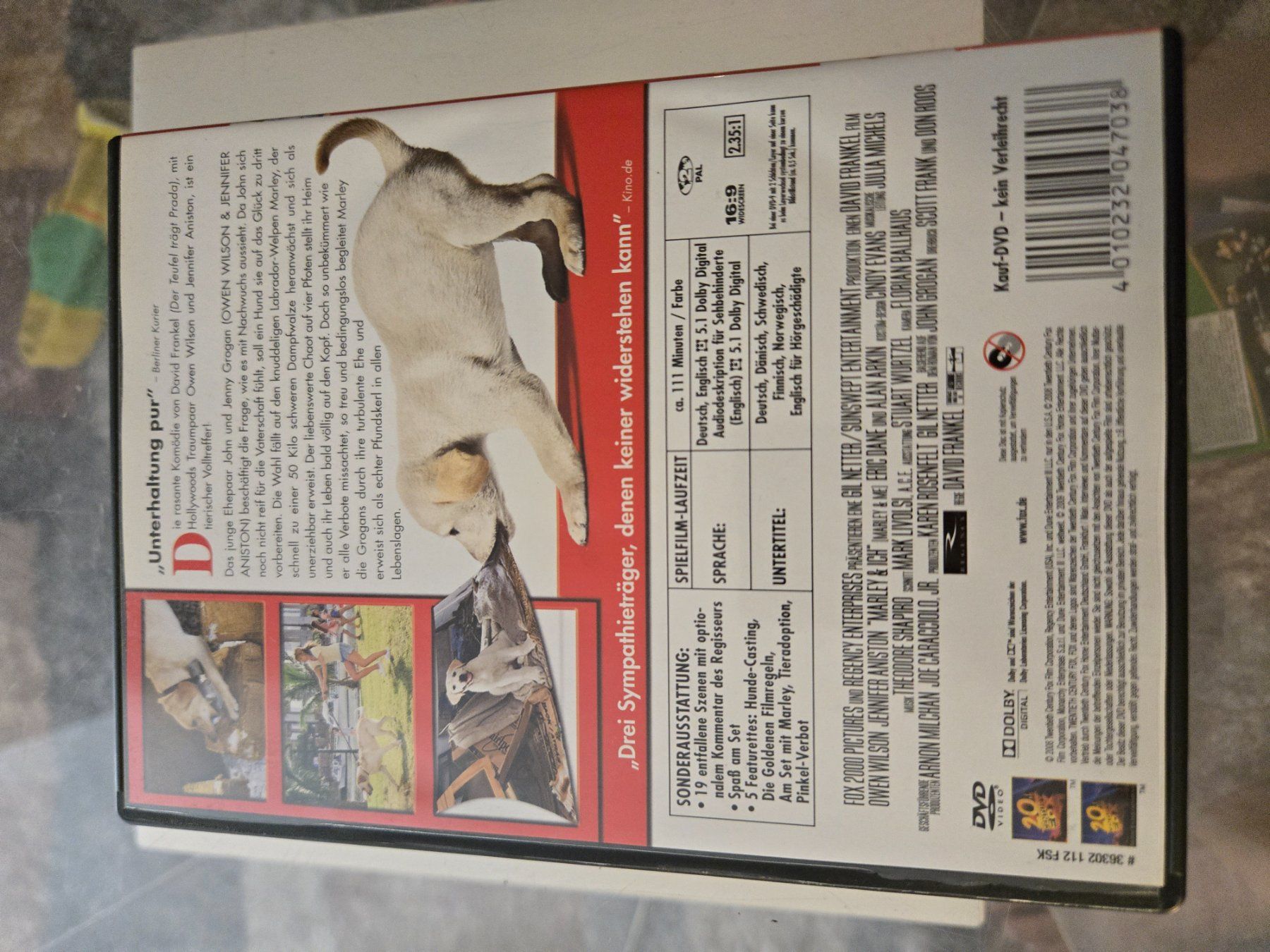 Tutti i DVDs: Marley & Ich DVD – Usato da Bussigny venduto da Kfdlt 1