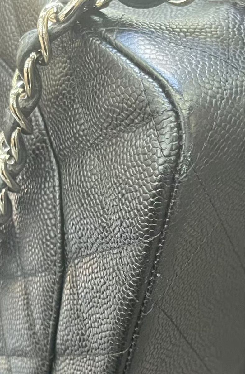 Chanel Taschen: Chanel Classic Flap Jumbo Black Caviar Leather – Neu (gemäss Beschreibung) aus Neuchatel von ros_kkw2 8