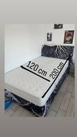 Letto singolo con contenitore e materasso
