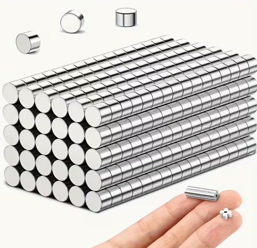 Calamite: 100 Stk. Mini-Magnete - Scheibenmagnete 4mm – Nuovo (secondo la descrizione) da Hörhausen venduto da Experience