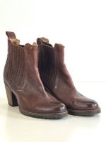 MARC O'POLO Leder-Stiefeletten Gr. 38 Braun Chelsea Boots