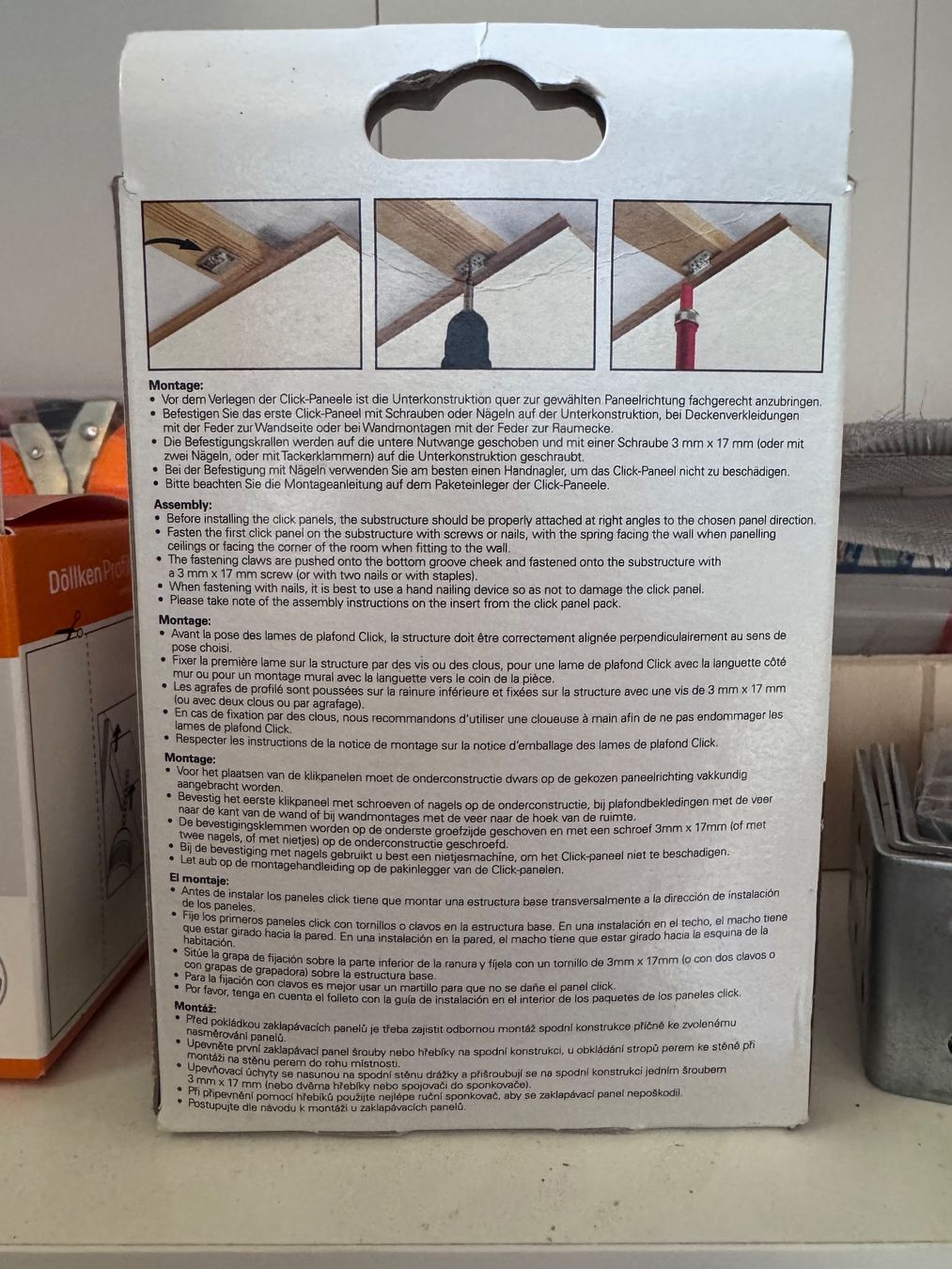 Pareti & Soffitti: Profilkralle 4 Parador 1Pack à 125 Stk – Nuovo e nell'imballaggio originale da Bern venduto da Hypenotic98 1
