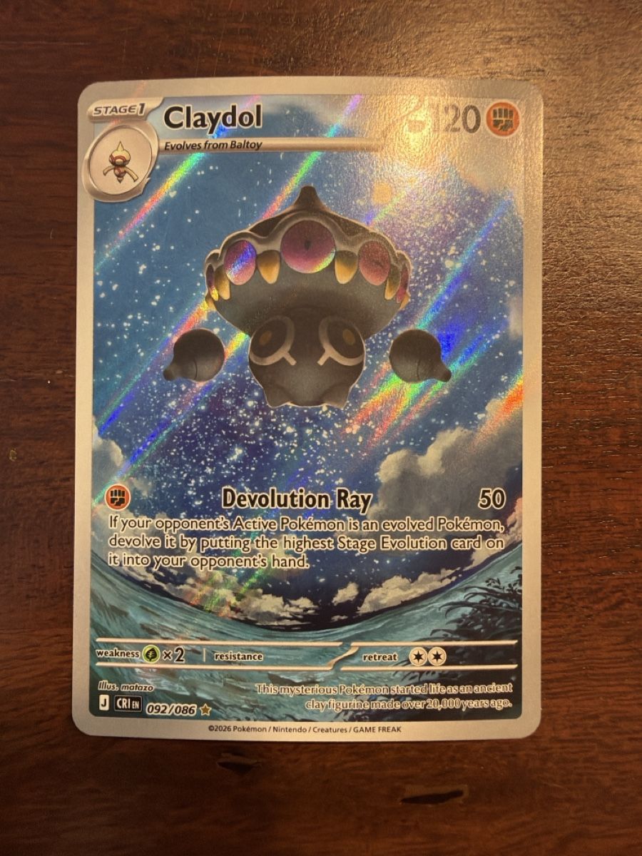 Pokémon Sammelbilder & Trading cards: Claydol (CRI 092) – Neu (gemäss Beschreibung) aus Emmenbrücke von Pack_Ripper
