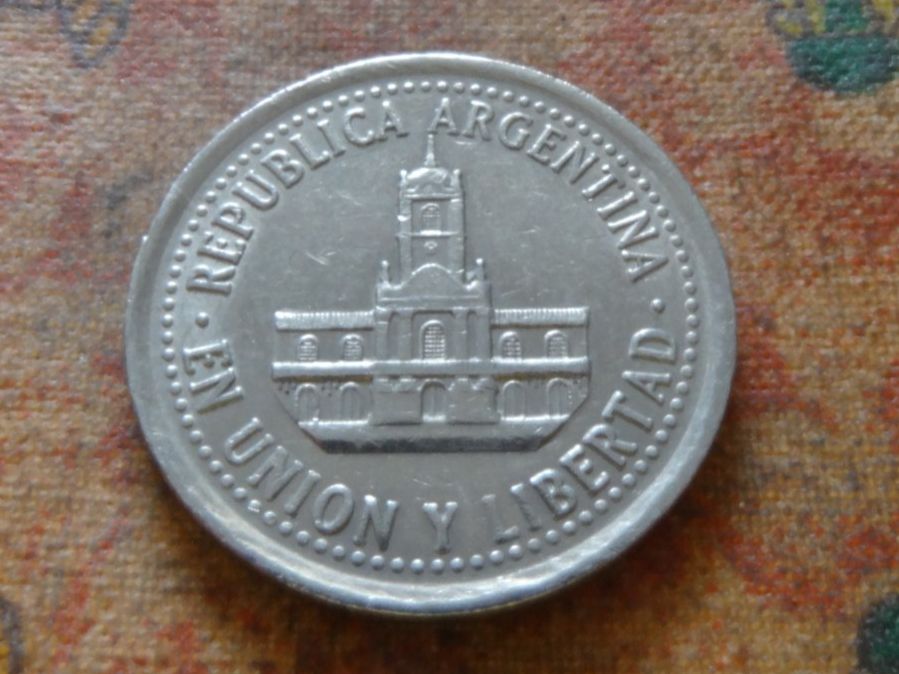 Alle Münzen: ARGENTINE  25  Centavos  1994  (P) – Gebraucht aus Romanel-sur-Lausanne von Swift13 1