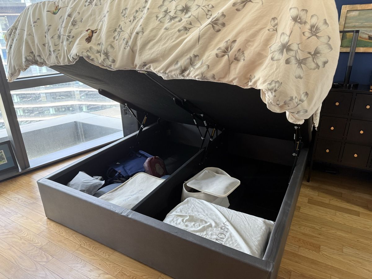 Letti: Boxspringbett King-Size mit grossem Stauraum inkl. Matratze – Usato da Dübendorf venduto da hjsler 1