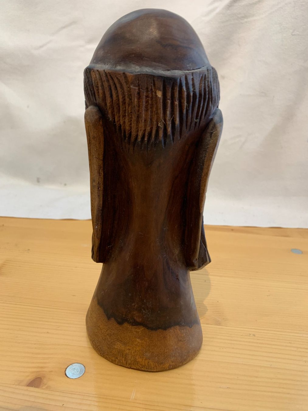 Statuette: Holzfigur Old Island chef Okefe aus Mirkronesien – Usato da Mumpf venduto da dadaboygugulini 2