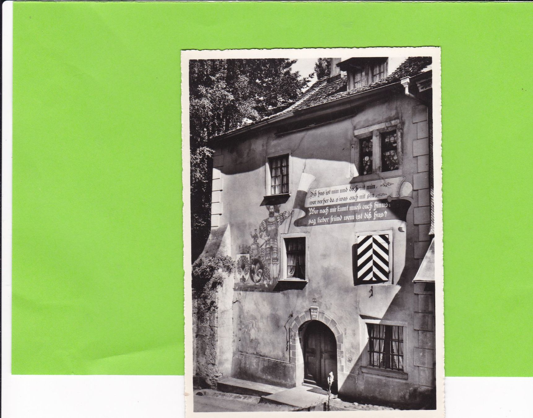 Cartoline postali: Patrizierhaus in Werdenberg SG – Usato da St. Peterzell venduto da neckertal