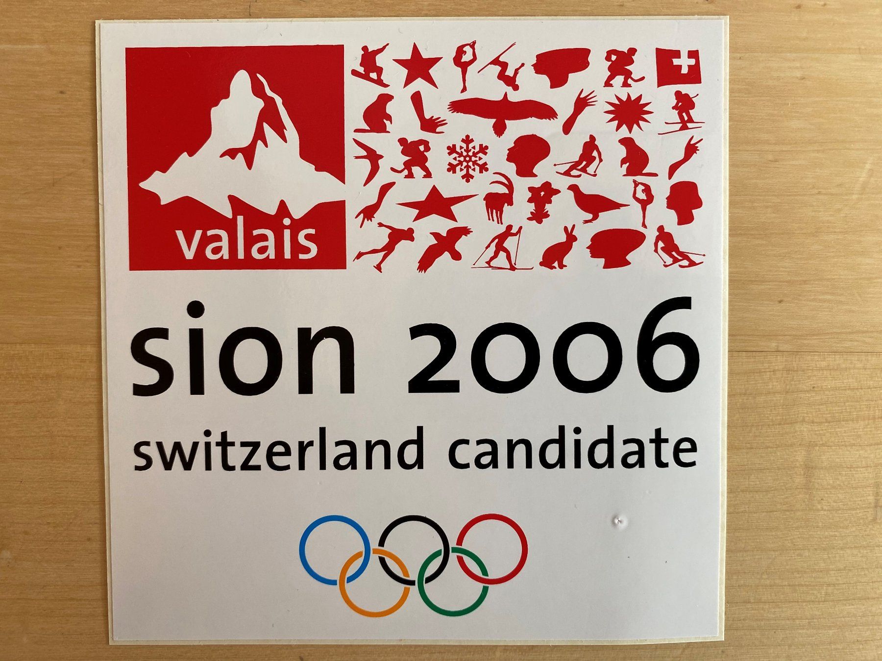Sticker: Werbekleber SION 2006 – Nuovo (secondo la descrizione) da deitingen venduto da popcorn02