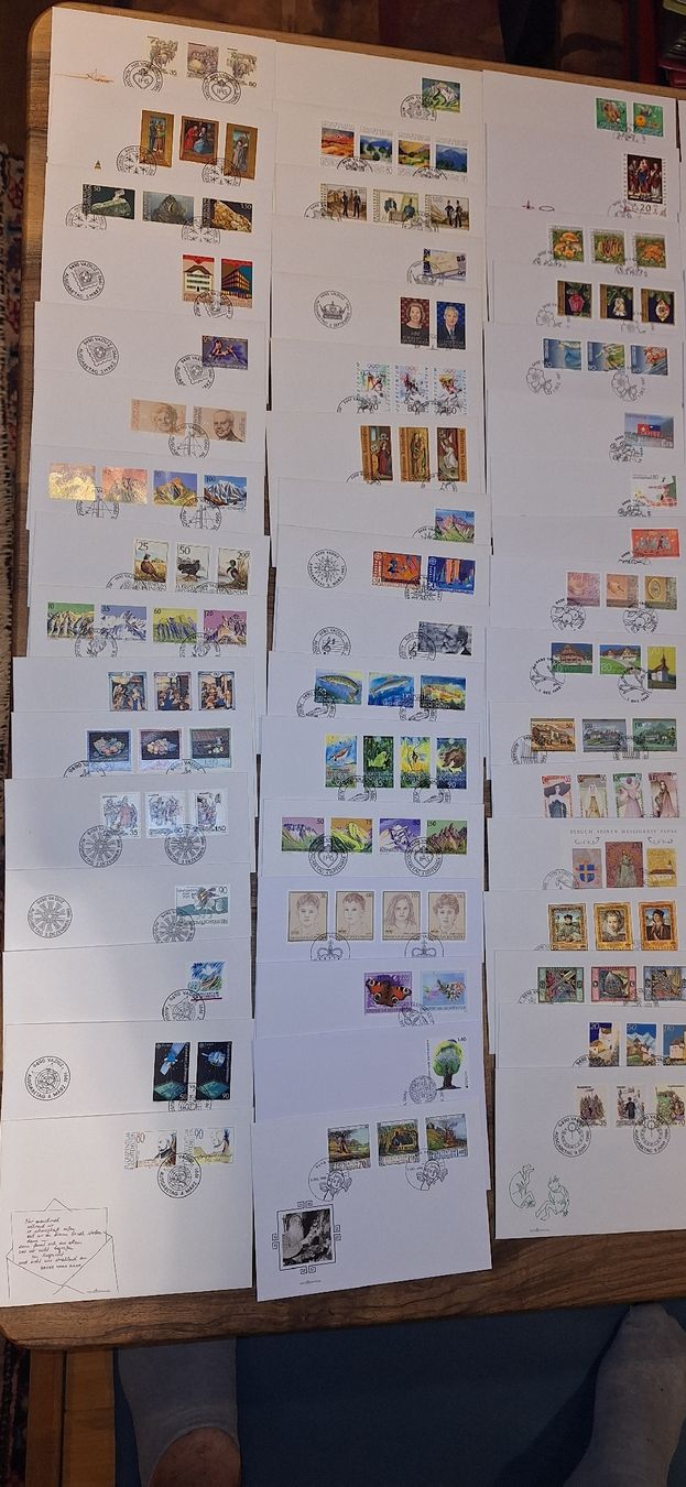 Alle Briefmarken: Liechtenstein FDC / Briefe / Karten 500Stk. Lot 5 – Gebraucht aus Balgach von SIMEON27 3