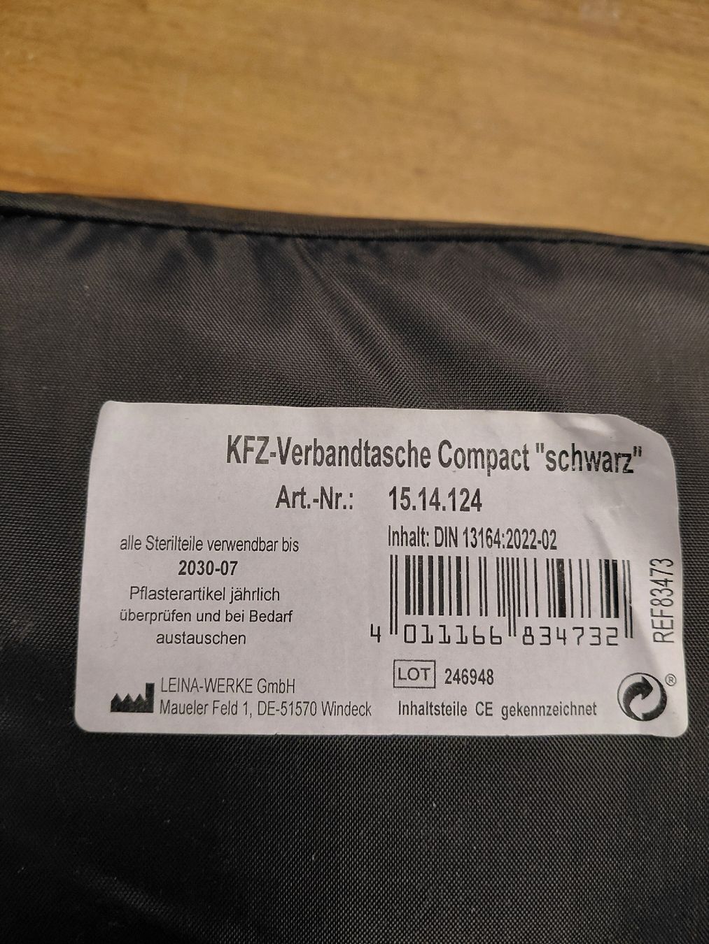 Kit di pronto soccorso: Auto-Verbandstasche, Top Zustand, Ungebraucht – Nuovo e nell'imballaggio originale da Sirnach venduto da ChrizzAlive 2