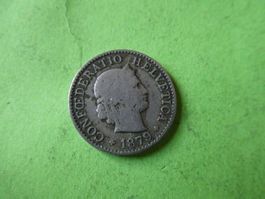 Schweiz 1879,  5 Rappen