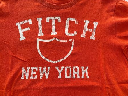 Abercrombie & Fitch New York - T-Shirt  Orange  Grösse L