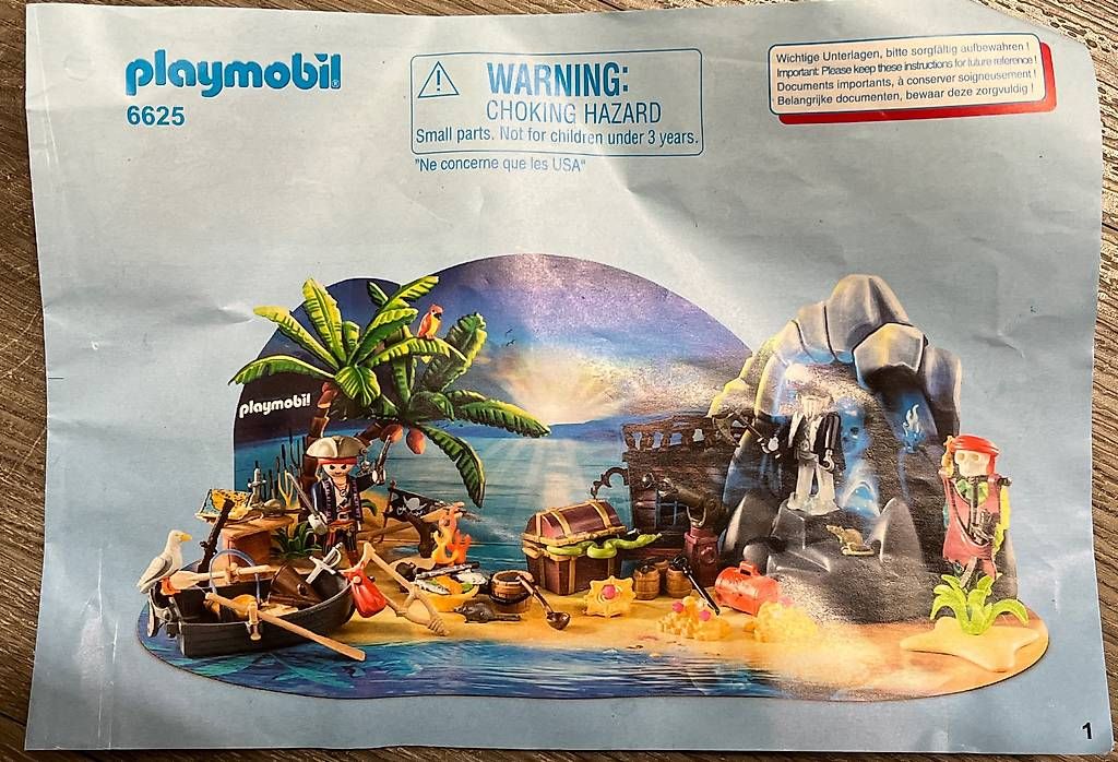 Giocattoli: Playmobil Piratenschatzinsel – Usato da Wuppenau venduto da Karin0201