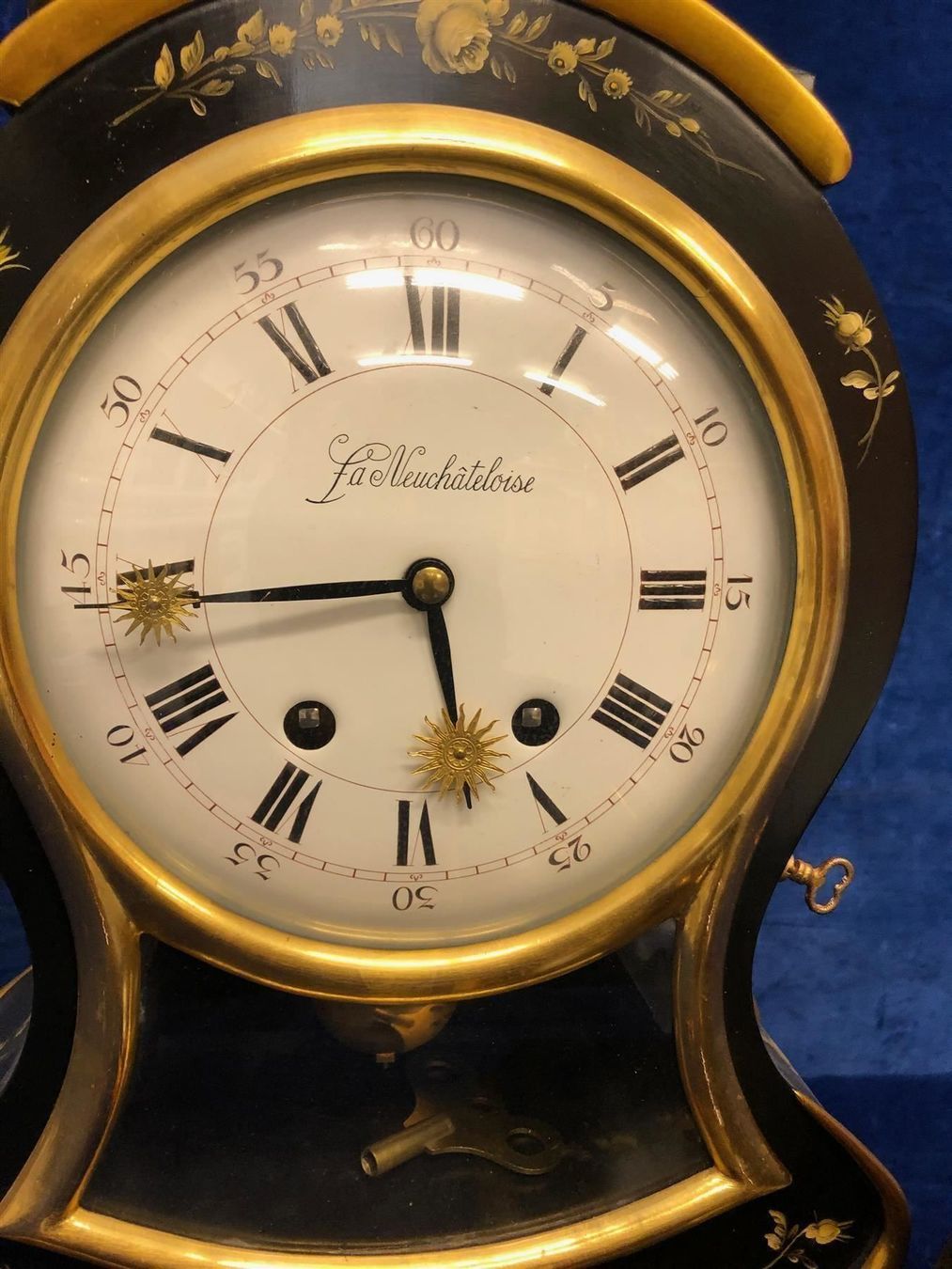 Stand- & Wanduhren: Pendule La Neuchateloise mit Sockel TOP+ – Gebraucht aus Steinhausen von Super05 1