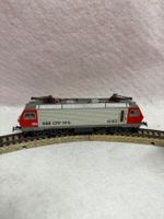 Locomotive grise / rouge - Roco HO 43866 - SBB - CFF 10102