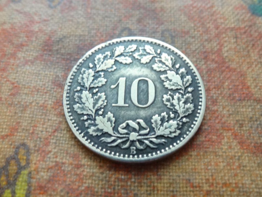 Tutti le monete: 10 Rp. 1873  (B) – Usato da Romanel-sur-Lausanne venduto da Swift13 1