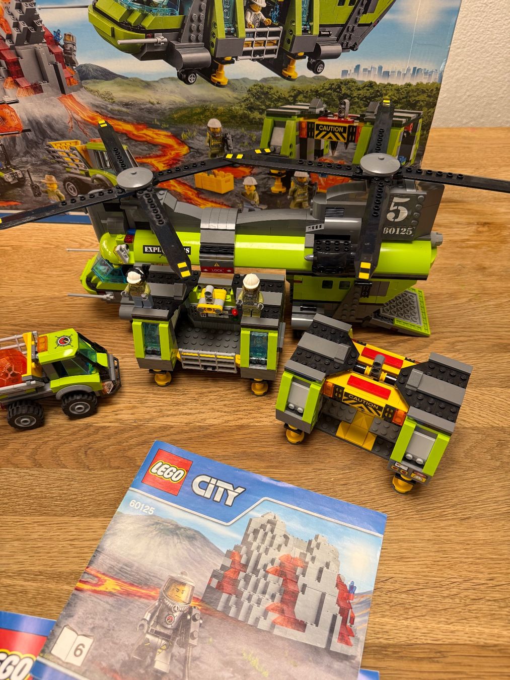 Lego Kit di costruzioni: Lego City 60125 Vulkan Hubschrauber – Usato da RIET (NEFTENBACH venduto da SAMUEL110 2
