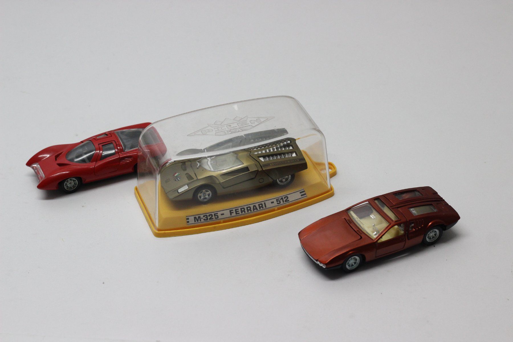 Modellini d'auto: 3 Auto Pilen Ferrari und De Tomaso – Usato da Zug venduto da raucher01