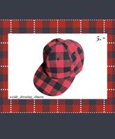 Casquette à carreaux