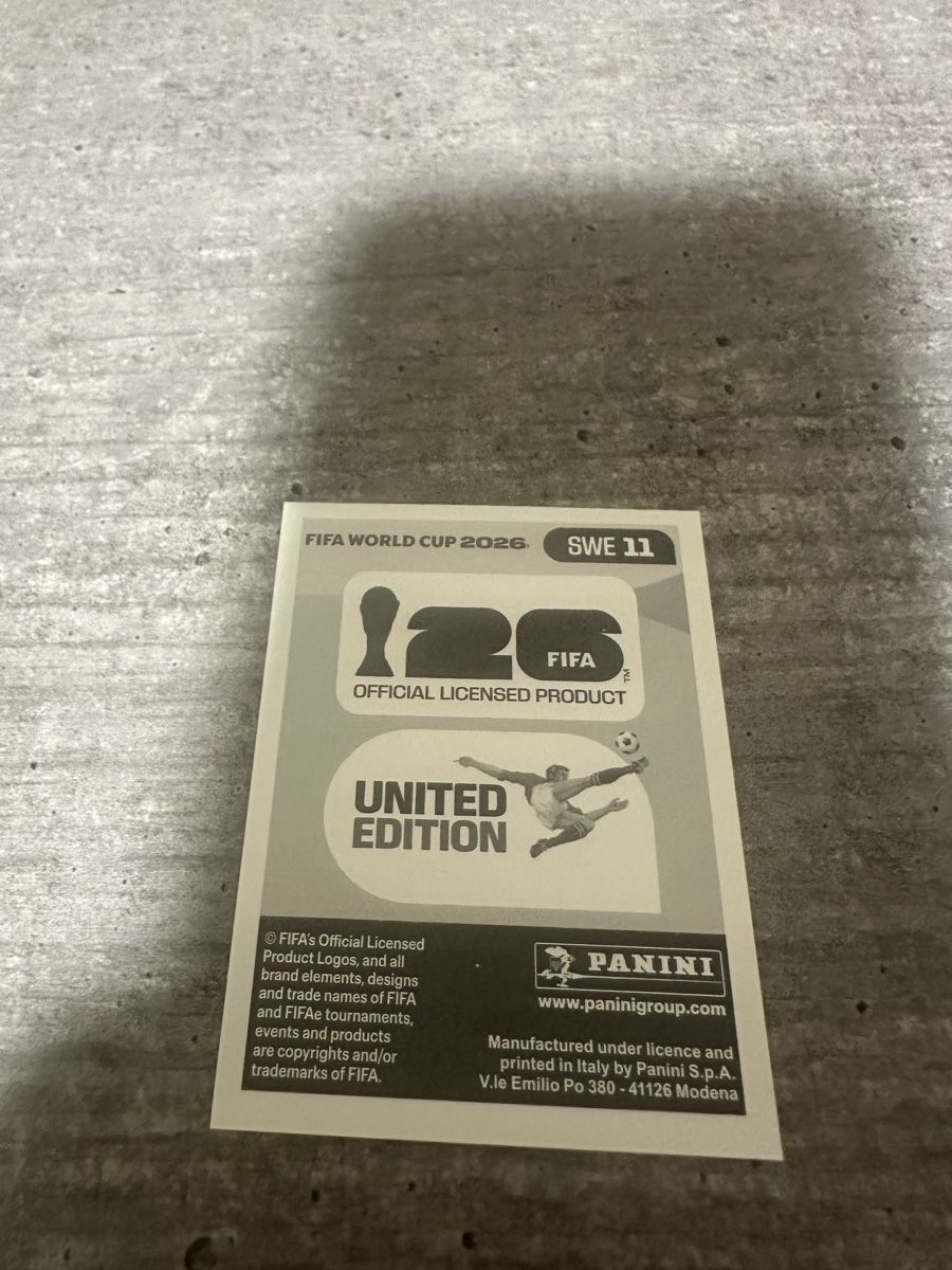 Panini Carte collezionabili: SWE 11 , FIFA WORLD CUP 2026 PANINI – Nuovo (secondo la descrizione) da Frauenfeld venduto da 1PegPeg1 1