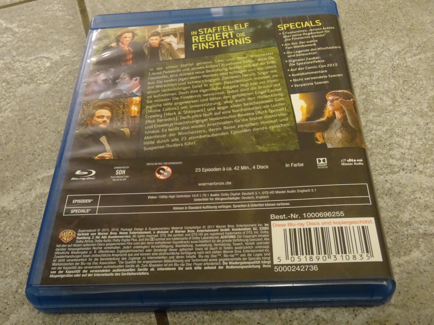 Tutti i DVDs: Supernatural Staffel 11 Elfte  Blu-ray – Usato da Olten venduto da Disc-Verkauf 1
