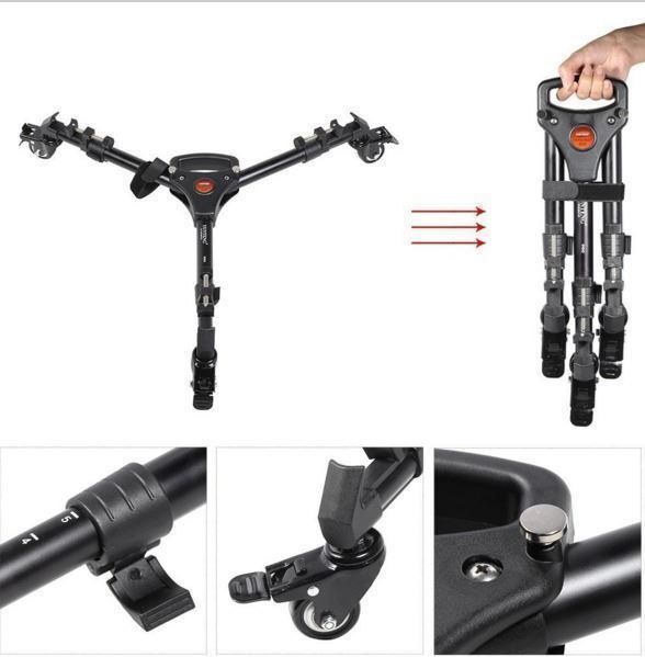 Treppiedi & Teste: Stativ Dolly Basis Universal Faltkamera – Nuovo e nell'imballaggio originale da Unterägeri venduto da RmOnline 2