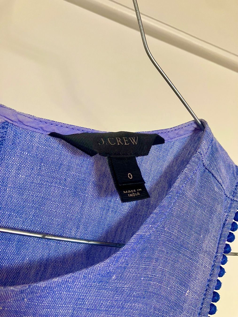 J.Crew Top: Blaues J. Crew Top aus Leinen, Gr. 0 – Usato da Zürich venduto da mou_j96c 7