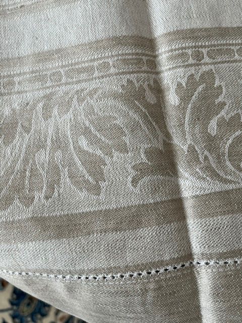 Altra biancheria da tavola: Jacquard-Weberei, Tischtuch aus Leinen – Nuovo (secondo la descrizione) da Muri b. Bern venduto da Elfe57 1