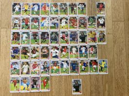 Fußballspieler - Sammelkarten (etwa 20 Jahre alt)