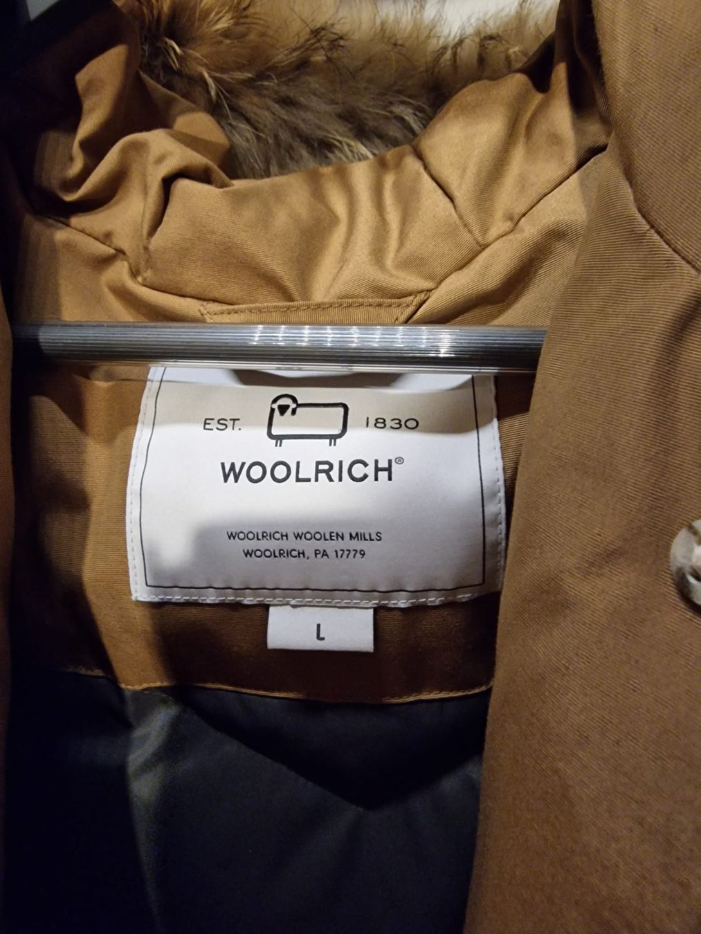 Woolrich Giacche: Woolrich Arctic Parka - Dark Caramel, Grösse L – Nuovo e nell'imballaggio originale da Niederhasli venduto da Madame000 4