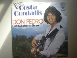 Vinyl Single Costa Cordalis - Don Pedro (ein Küsschen in Ehr