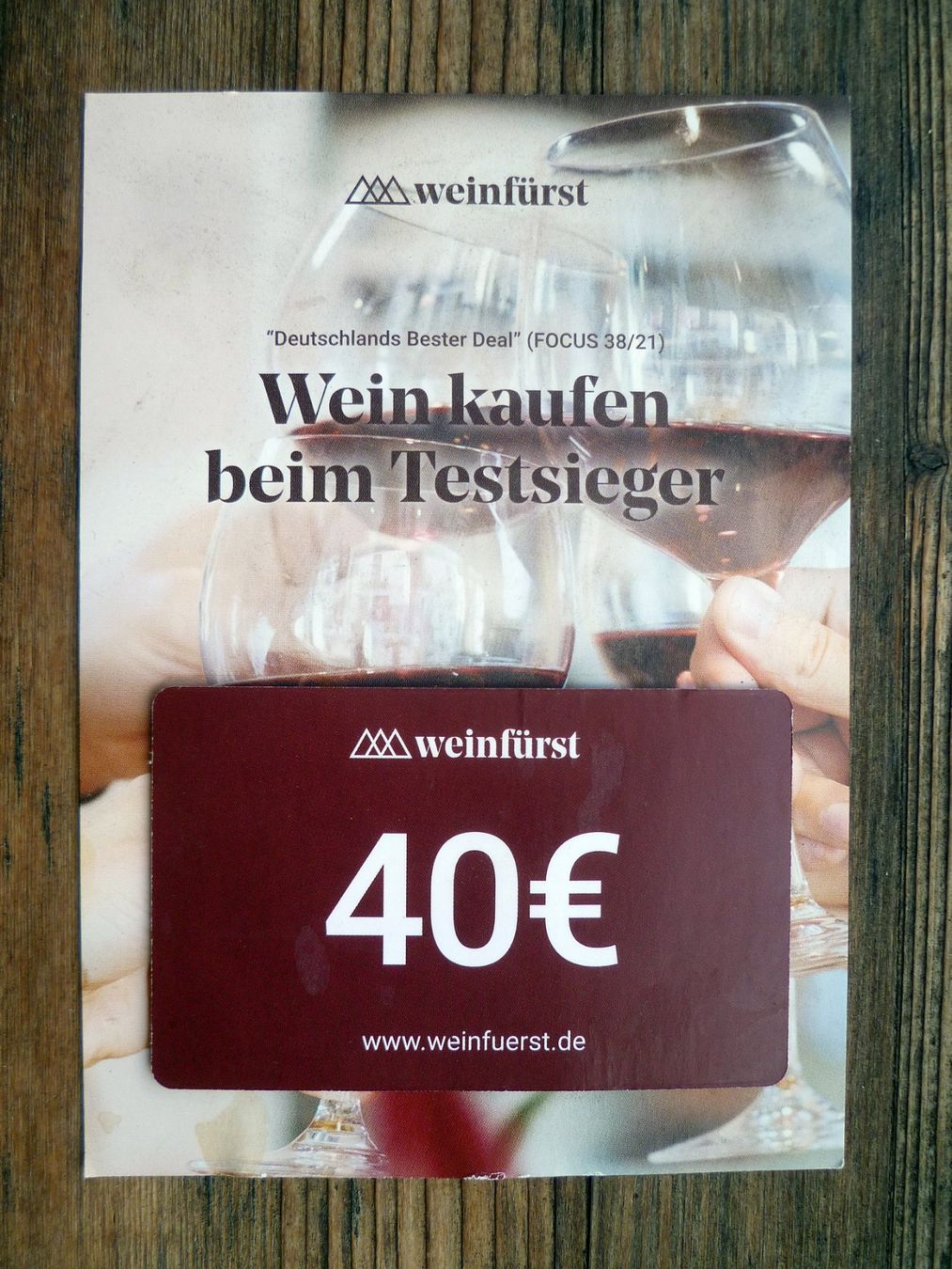 Buoni: Weinfürst Gutschein – Nuovo (secondo la descrizione) da Aarau venduto da Rdodger