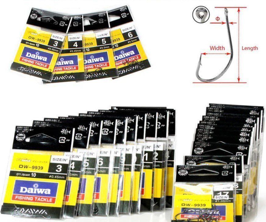 Ami: Daiwa Angel Haken, 5-er Pack – Nuovo e nell'imballaggio originale da Arbon venduto da Helmuth