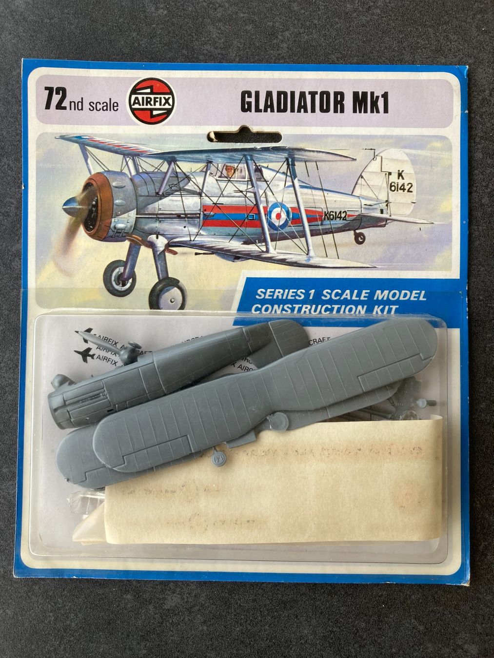 Airfix Kit di modellismo & Modellini statici: VINTAGE: Airfix Gladiator Mk I 1/72 – Usato da Höri venduto da Treblink