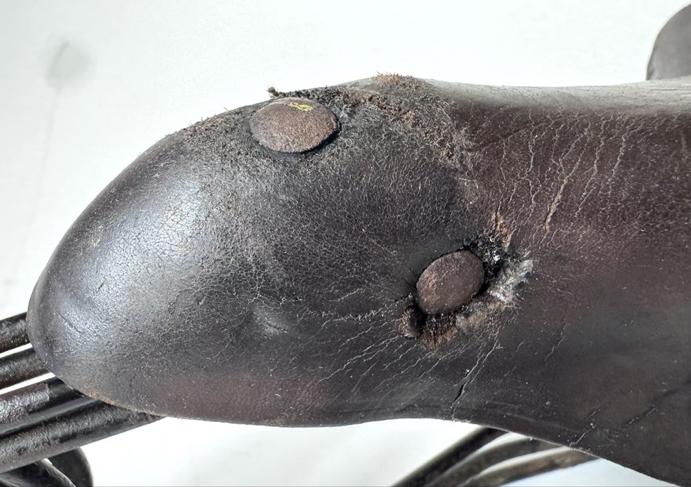 Pezzi di ricambio: Antiker Fahrradsattel „Harco“, Leder – Difettoso da Wildberg venduto da wild59 4