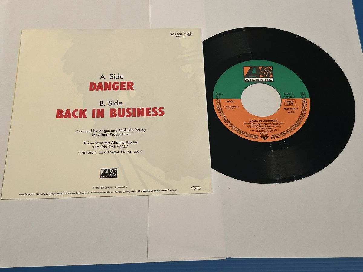 Dischi in vinile: AC/DC. 1985. mit Poster. Danger – Usato da Faulensee venduto da Mizuno06 1