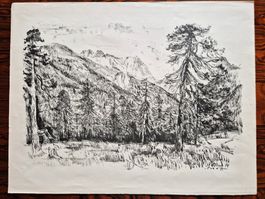 Leonard Meisser, Lithographie Ova d' Spin, 1947, signiert