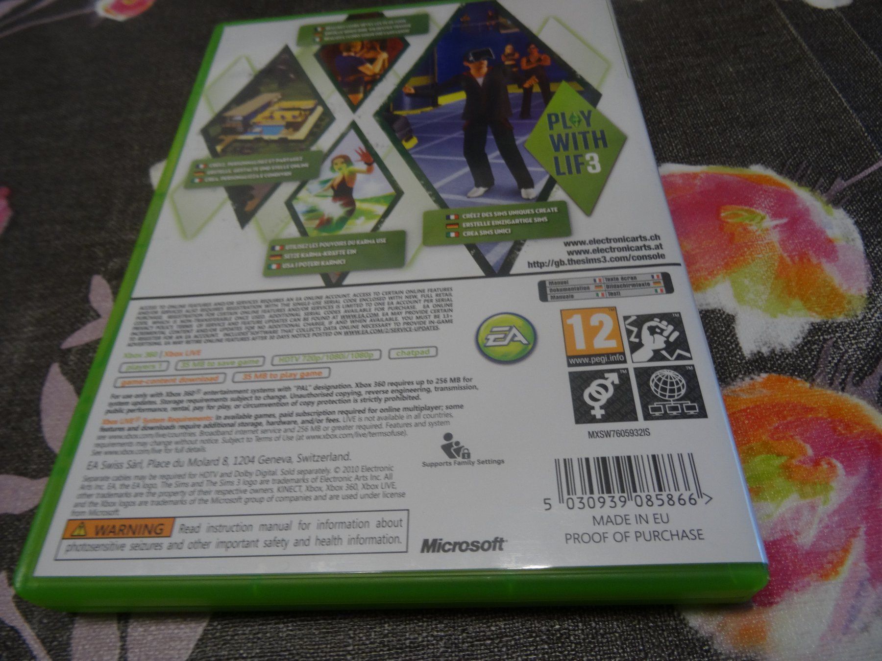 Microsoft Giochi: The Sims 3 XBOX 360 – Usato da Olten venduto da Disc-Ausverkauf 2