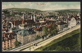 St. Gallen, Gesamtansicht aus der Vogels