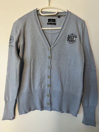 Hochwertige Kaschmir Baumwolle Strickjacke, Gr. L, 38 / 40