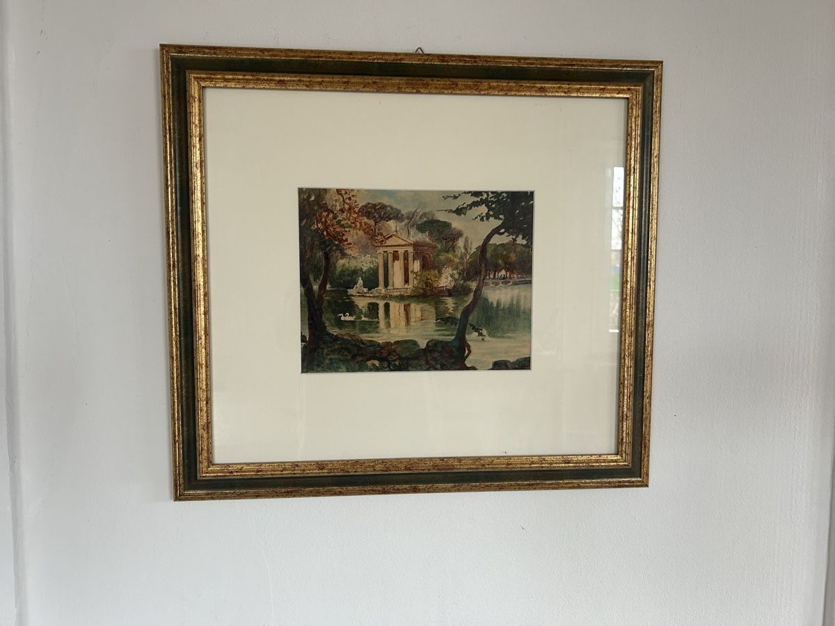 Poster & Bilder: Bild , Aquarell, gerahmt – Gebraucht aus Riedholz von Frettchen63