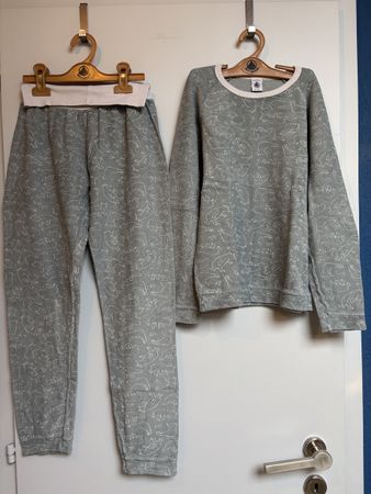 Pyjama Petit Bateau épais 12 ans - 152cm