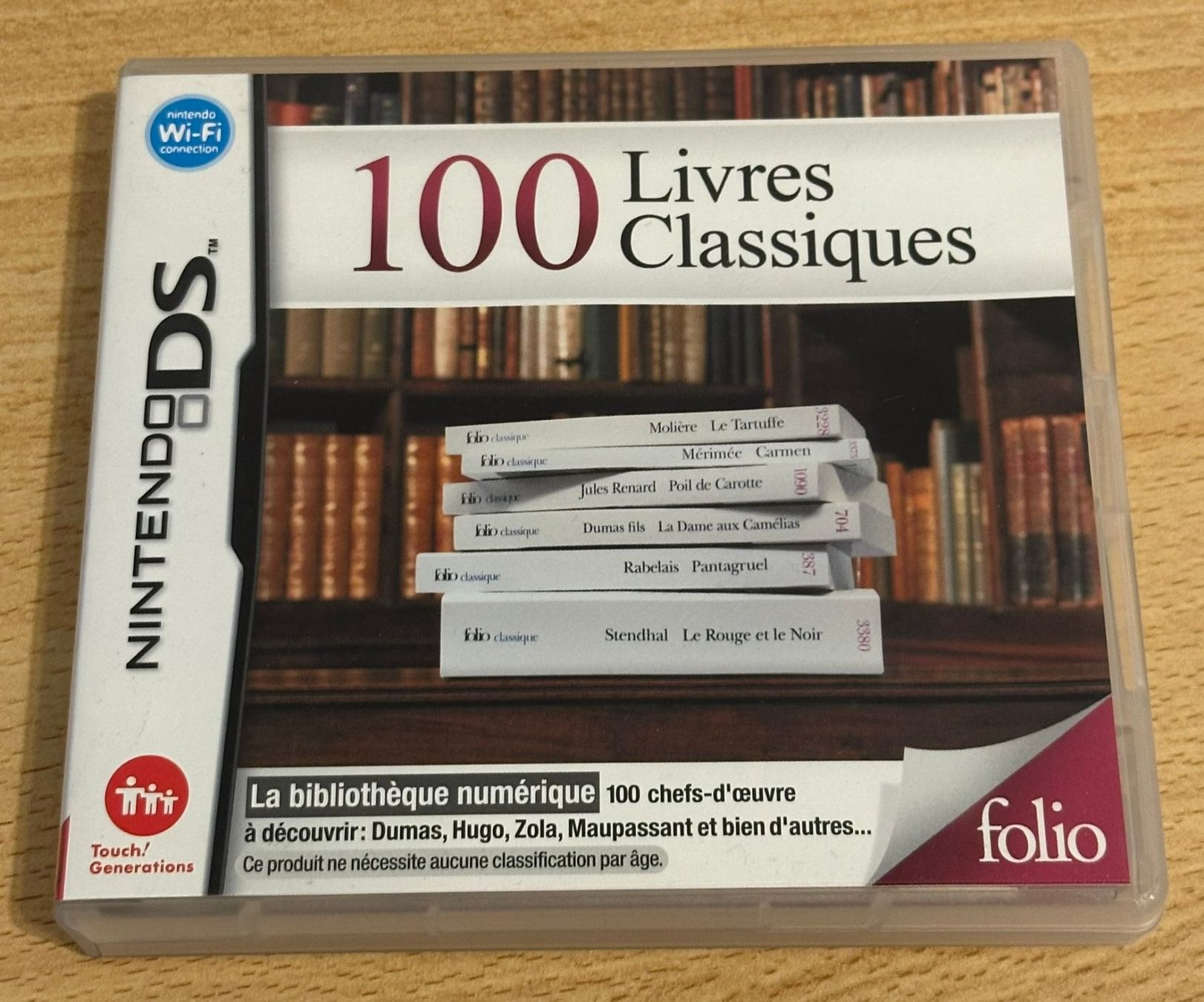 Giochi: Jeu "100 Livres Classiques" Nintendo DS – Nuovo (secondo la descrizione) da Lausanne venduto da SkySell