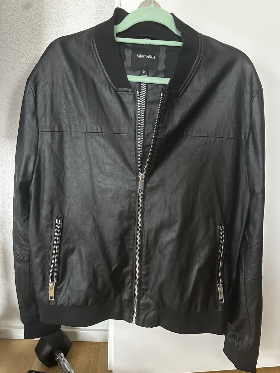 Giacche: Antony Morato Black Bomber Jacket, XL – Nuovo (secondo la descrizione) da Schaffhausen venduto da Nadiuna 1