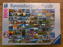 Ravensburger Puzzle 1000 Teile - 99 Orte auf der Erde