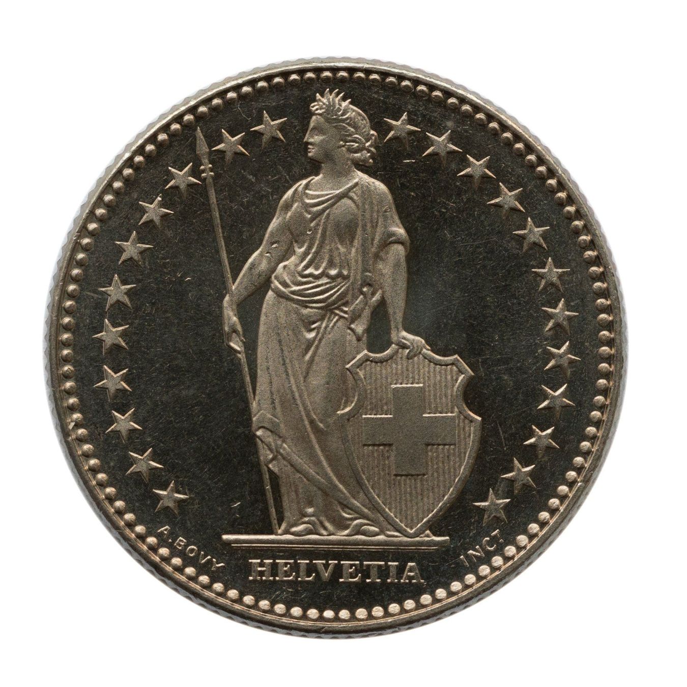Tutti le monete: 2 Franken 1988 stgl – Usato da Rotkreuz venduto da Swiss-Coins 1