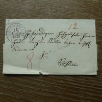 1839  VORPHILA - FALTBELEG /  Stempel ?