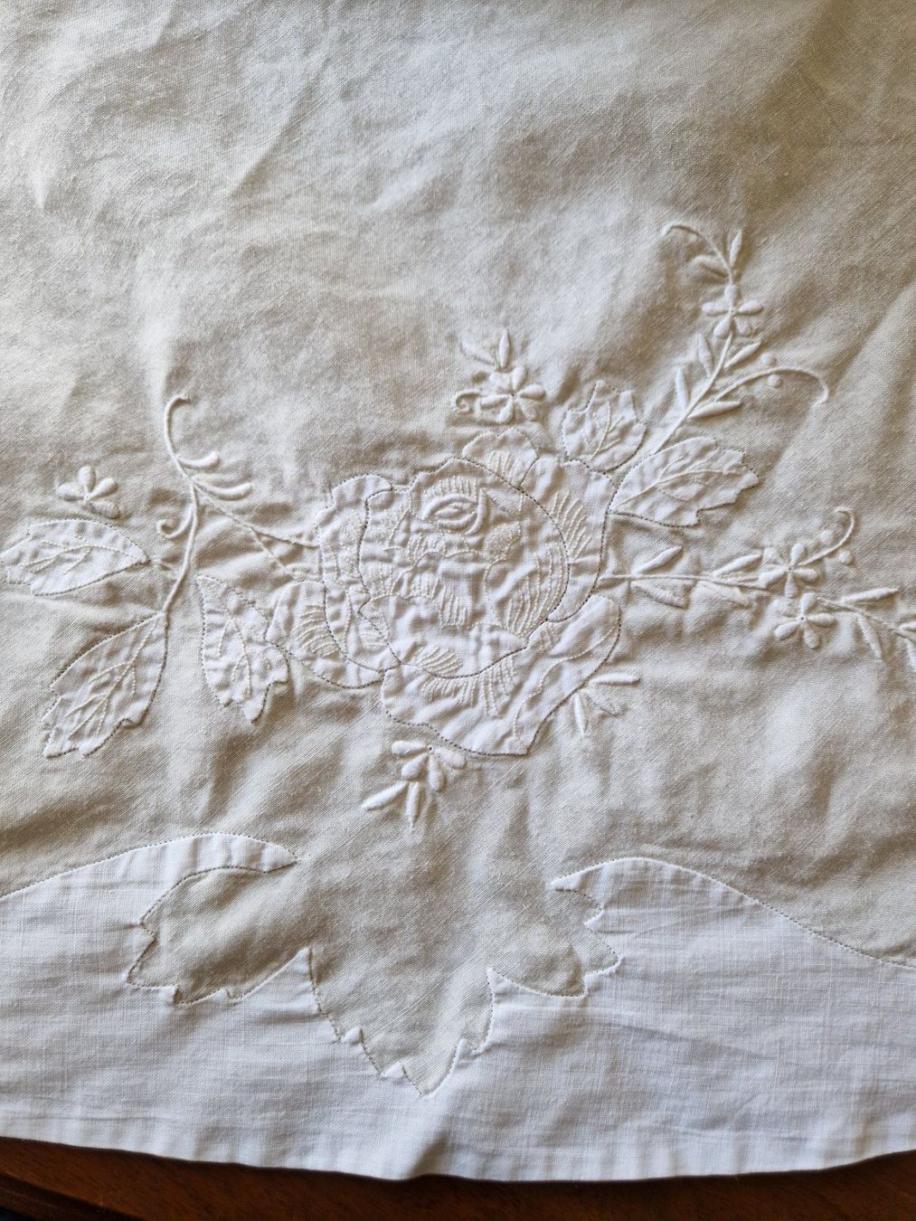 Altra biancheria da tavola: Tischdecke mit 12 Servietten / Oval – Usato da Bern venduto da Antikbatik 5