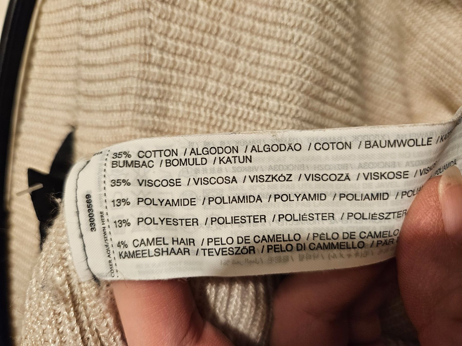 Mango Pullover & Sweatshirts: Elegante Strickware: Pullover beige, Grösse M – Gebraucht aus Horw von Zedy01 3